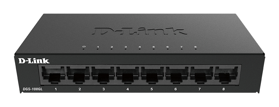 D-Link DGS 108GL - Switch - unmanaged - 8 x 10/100/1000