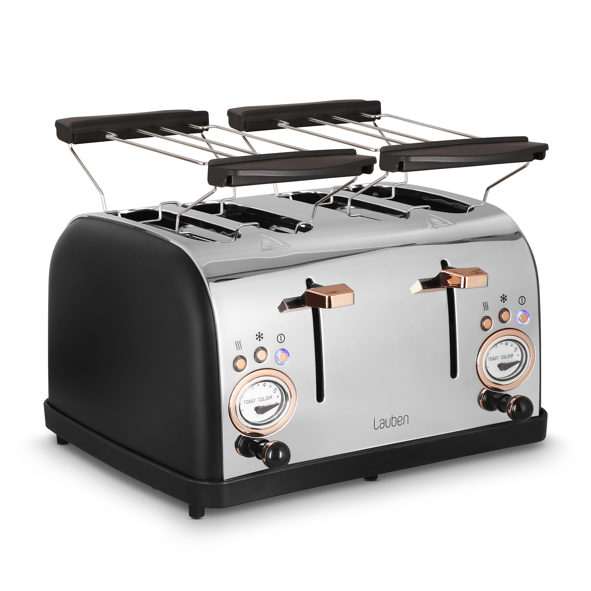 Lauben | Toaster 1500BC | 4Toasts | 1500W | schwarz retail