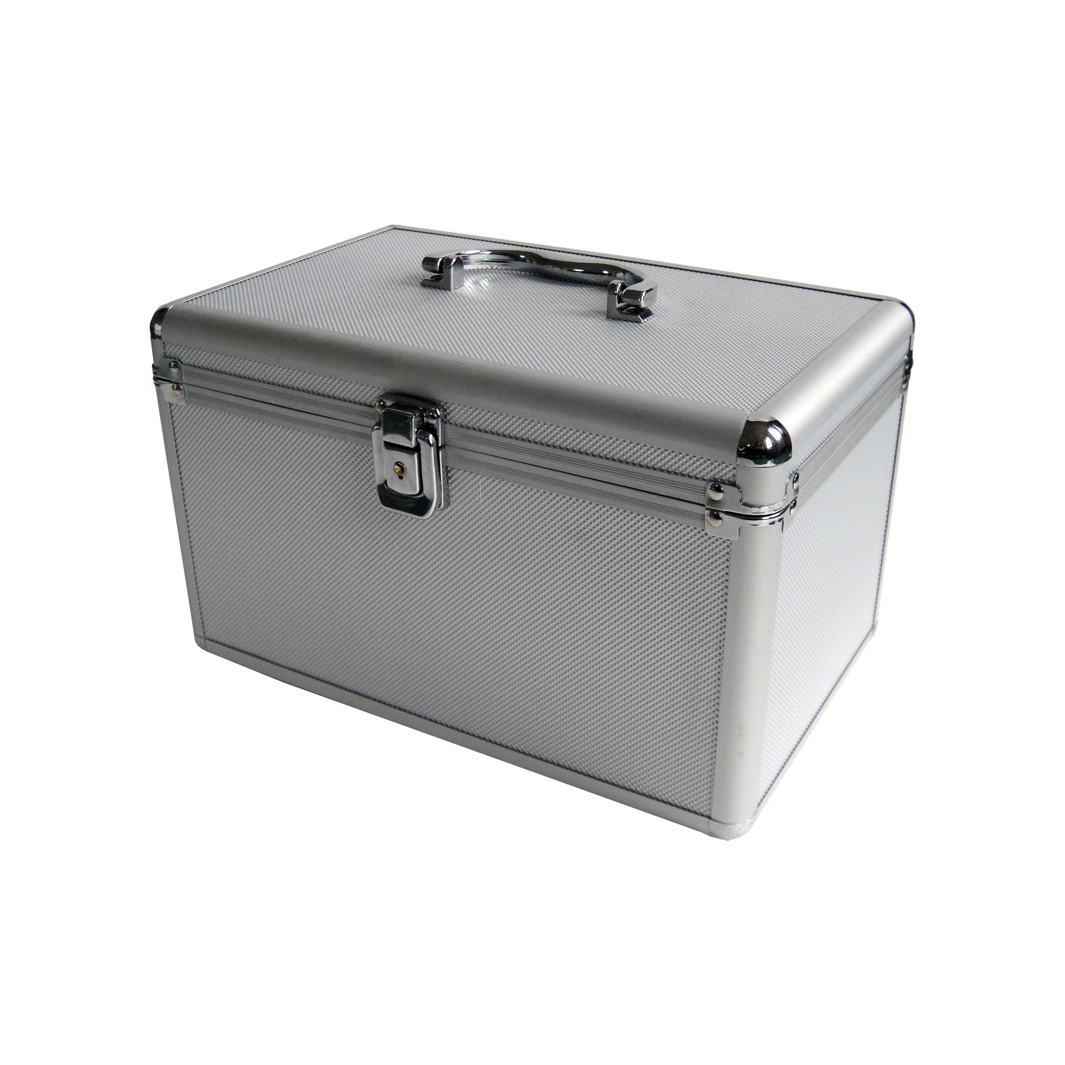 MEDIARANGE BOX75 - Gehäusebox - 200 Disks - Silber - Fleece - Kunststoff - Holz - 120 mm - Aluminium