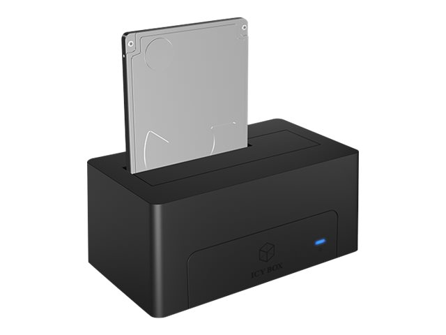 ICY BOX | Dockingstation, 1x SATA 2,5" oder 3,5" zu 1x Type-C® (USB 3.1 Gen 2) | black