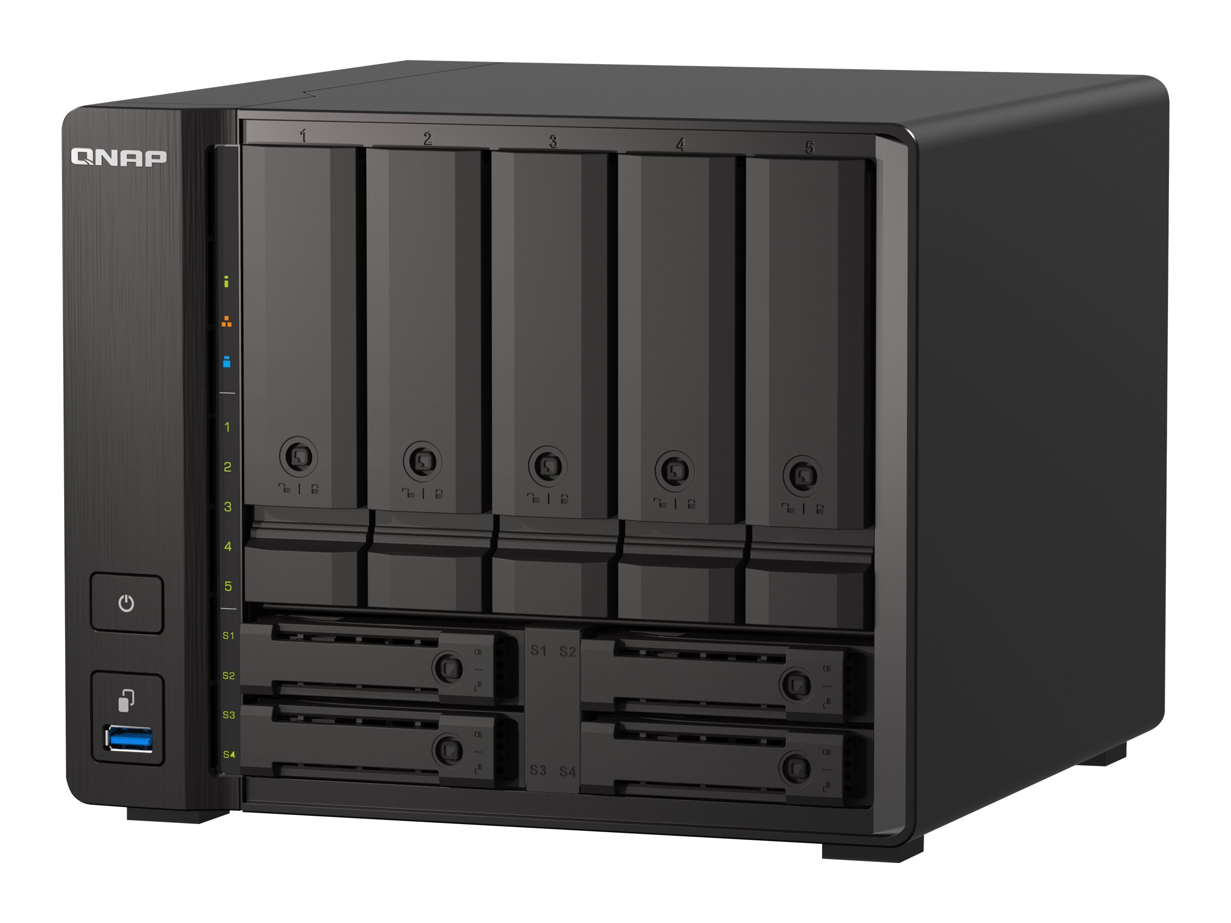 QNAP TS-H973AX-8G - NAS-Server - 9 Schächte - SATA 6Gb/s
