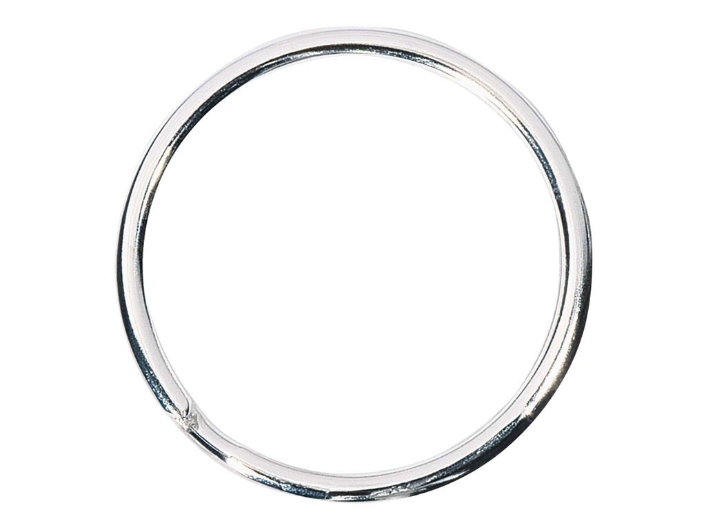 Metall-Schlüsselringe 35 mm 100er Packung