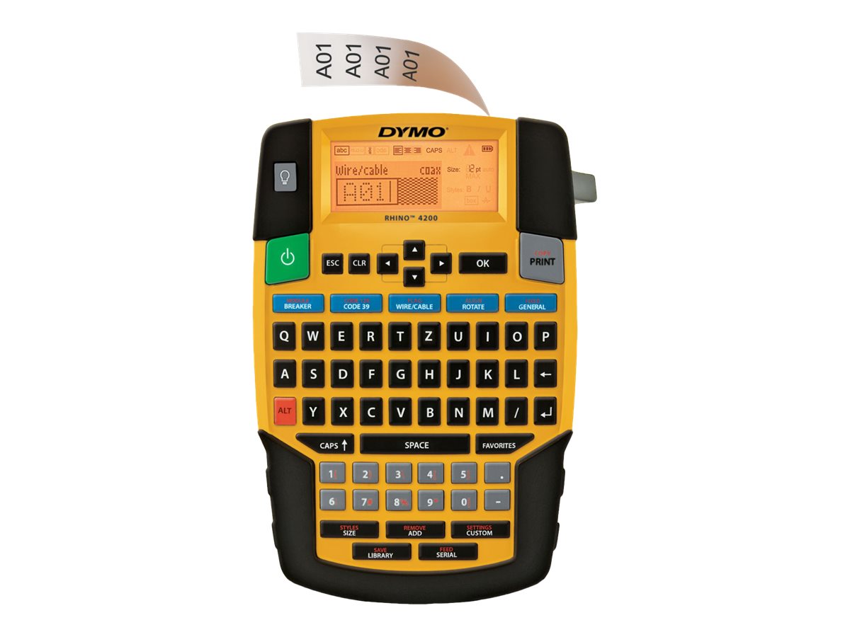 DYMO Rhino Kit    4200 6/9/12/19mm Rhino-Bänder Qwerty EU