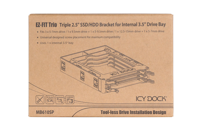 Icy Dock c MB610SP - Laufwerksschachtadapter - 2.5" (6.4 cm)