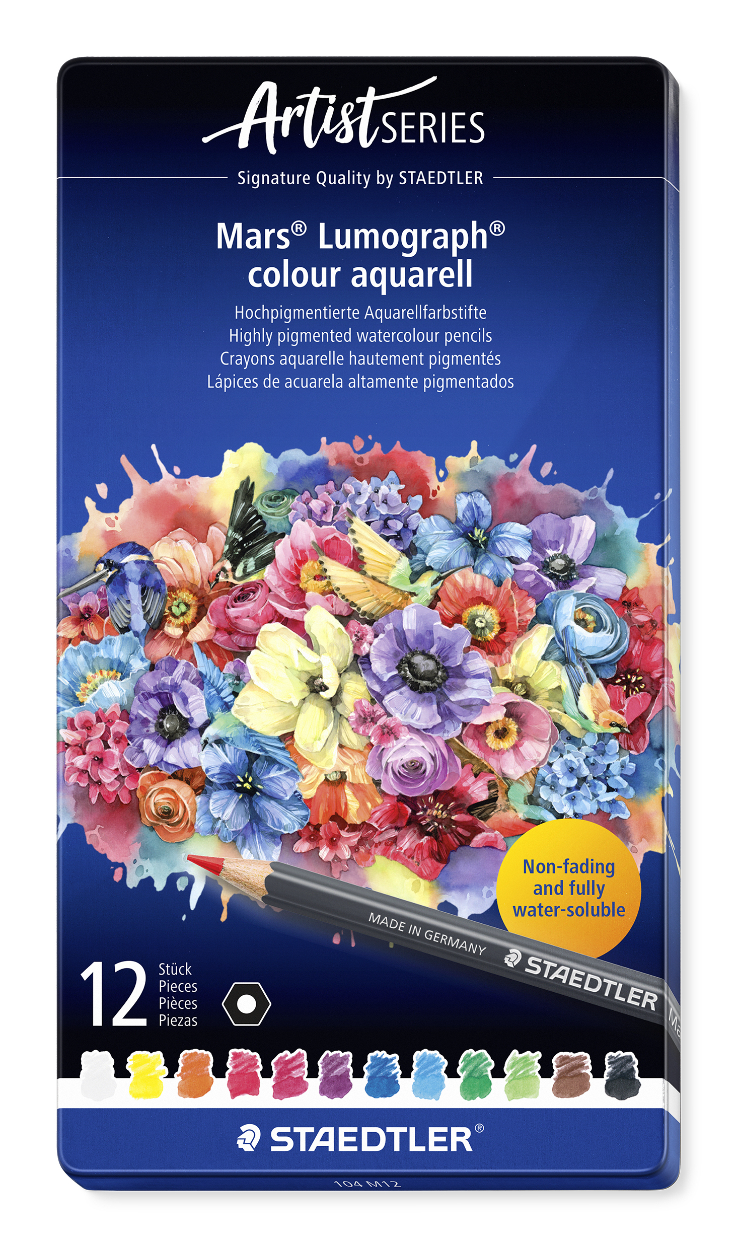 Farbstift aqua Mars – 12er Set – 100% PEFC