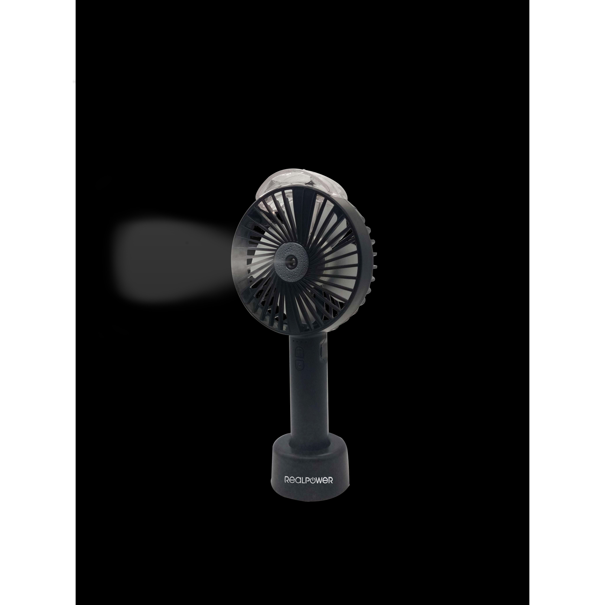 RealPower Mobile Fan Spray Ventilator mit Wasserzerstäuber