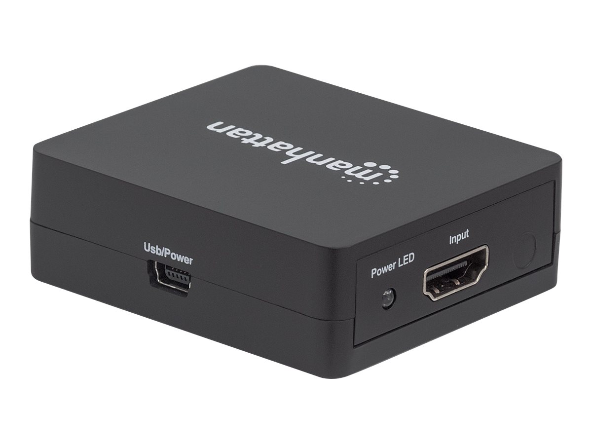Manhattan HDMI 1080p Splitter 2-Port , USB-A Powered, Black, Box