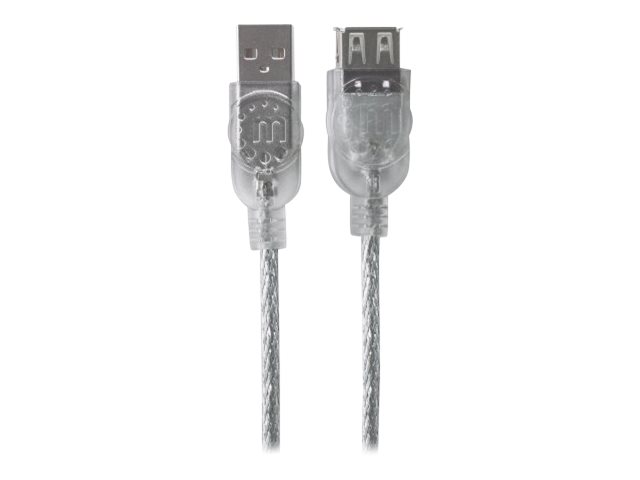 Manhattan USB-A to USB-A Extension Cable, 3m, Male to Female, 480 Mbps (USB 2.0)