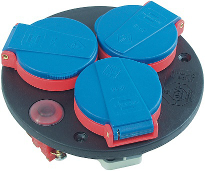 Steckdoseneinsatz | 3-x IP44 DE