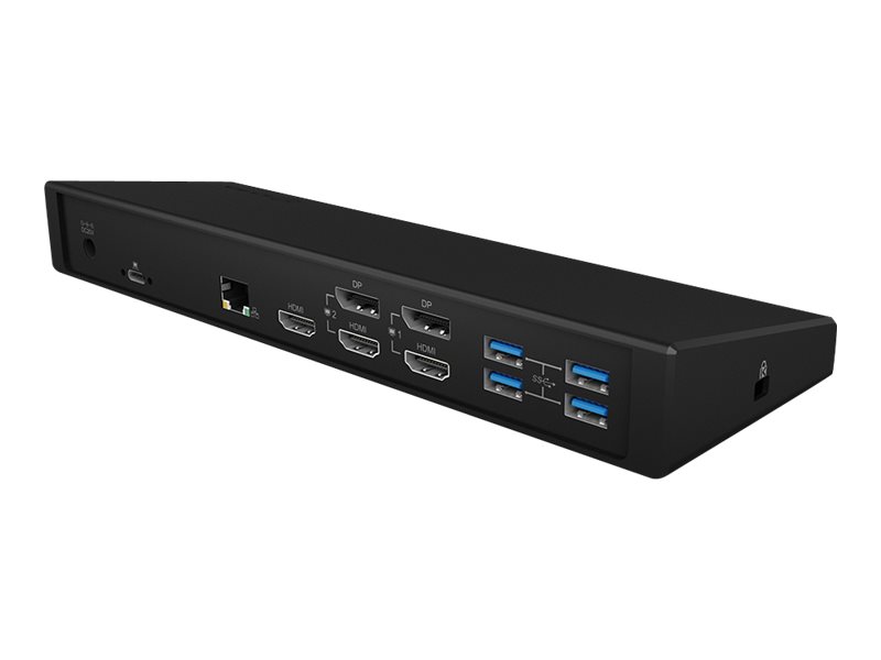 ICY BOX | USB Type-C® DockingStation mit dreifacher Videoausgabe | black
