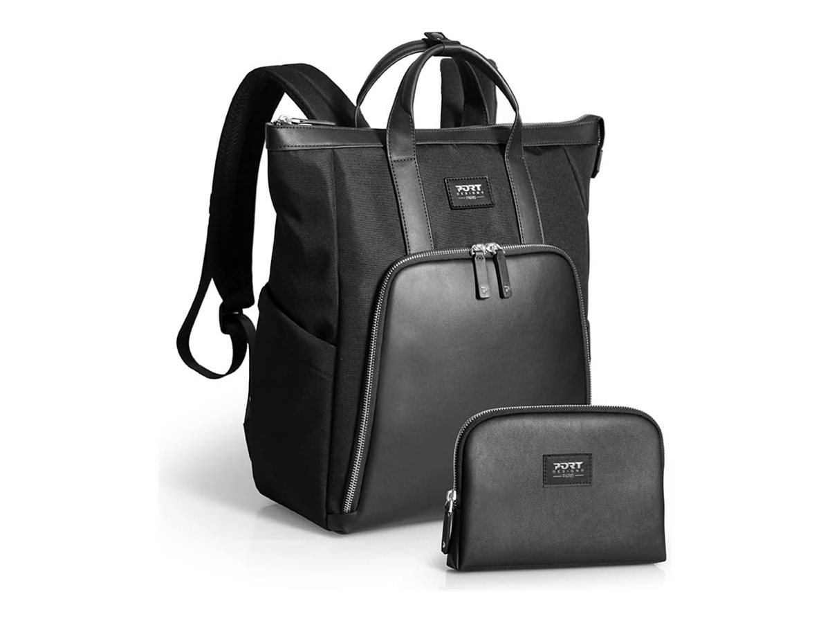 Laptop Rucksack Muse 16" Zoll ECO mit Fächern schwarz