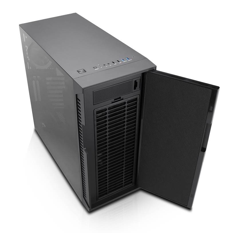 Geh Nanoxia Deep Silence 8 - Pro TG USB 3.1 - mATX/ATX w.ODD