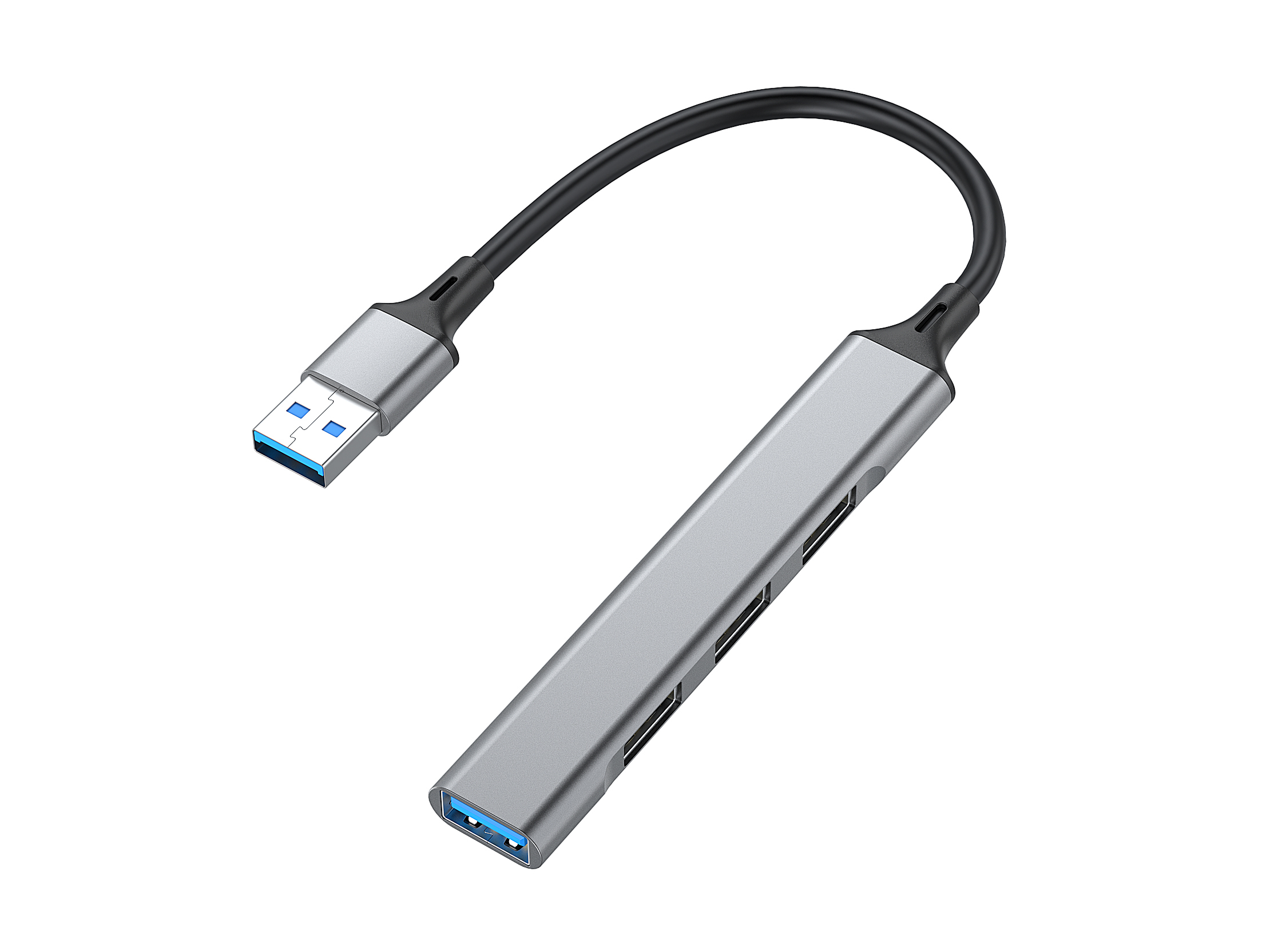 USB-Hub 4-Port 2.0 - 1x3.0.3x2.0 0.15m o.Netzteil