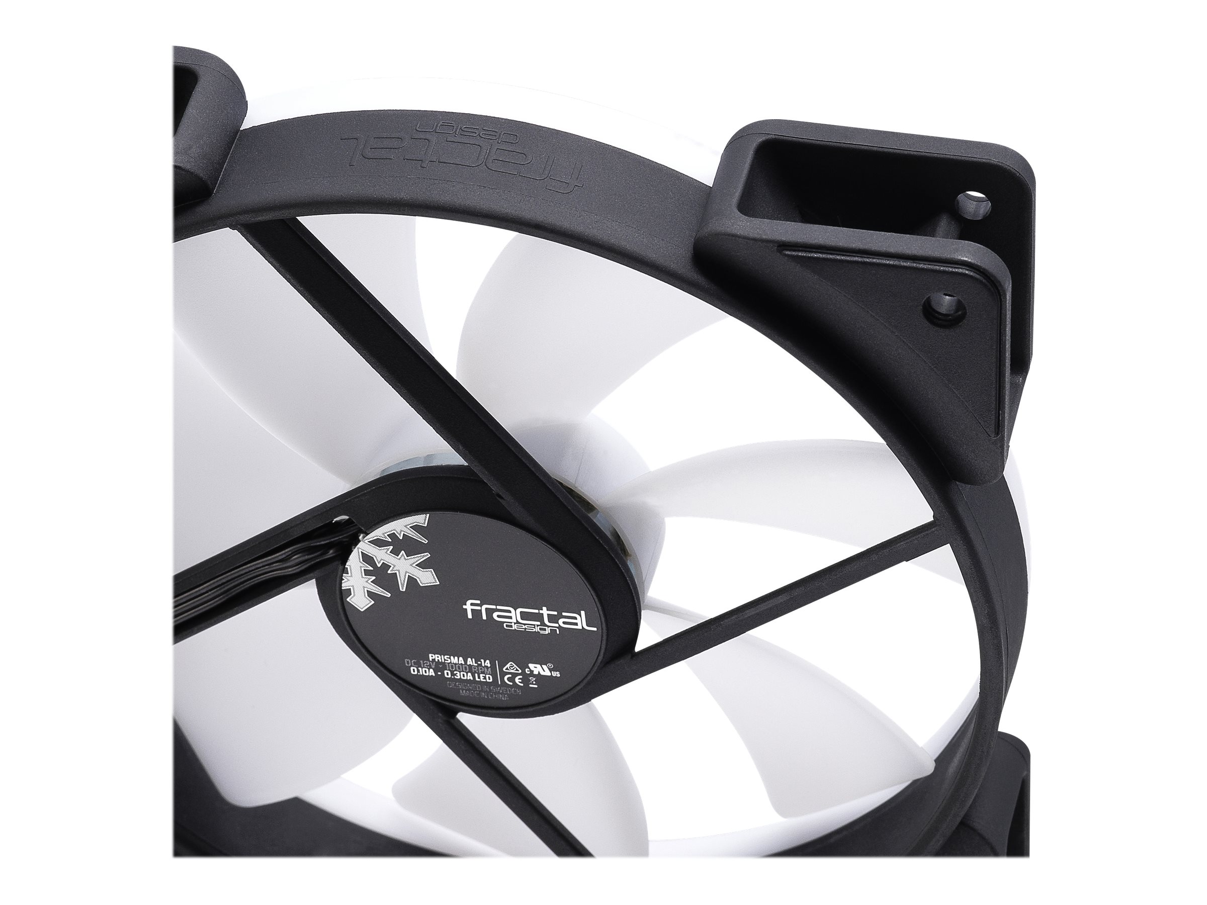 Fractal Design Prisma AL-14 PWM - schwarz - 140mm Gehäuselüfter 3er-Pack