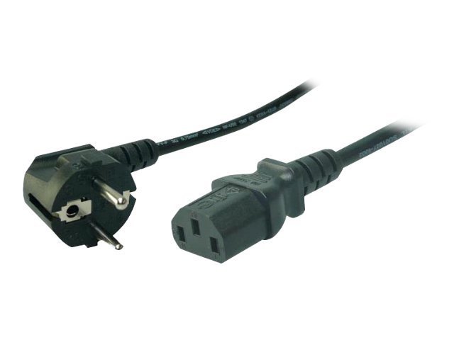 LogiLink Stromkabel - IEC 60320 C13 zu CEE 7/7 (M)