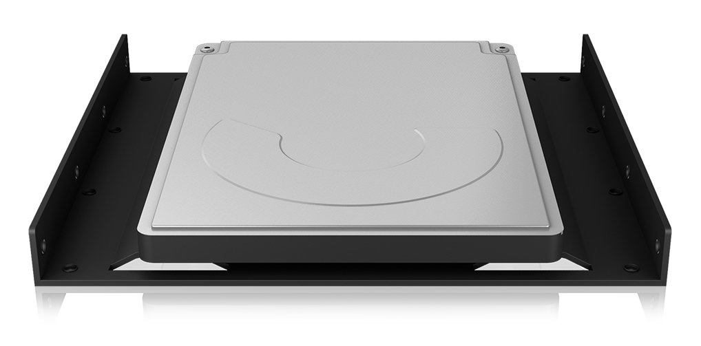 ICY BOX | Einbaurahmen für 2,5" HDD/SSD in 3,5" Einschub, Metal | black