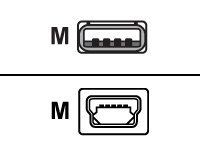 Equip USB-Kabel - USB-A 2.0 auf USB 2.0 Mini-B 1,8m schwarz