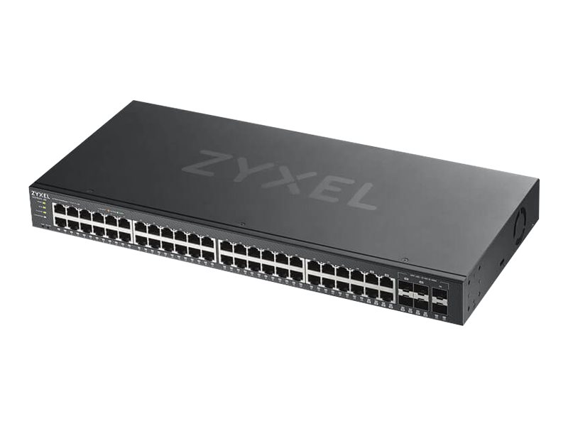 ZyXEL GS1920-48v2 - Switch - Smart - 48 x 10/100/1000 + 4 x Kombi-Gigabit-SFP + 2 x Gigabit SFP