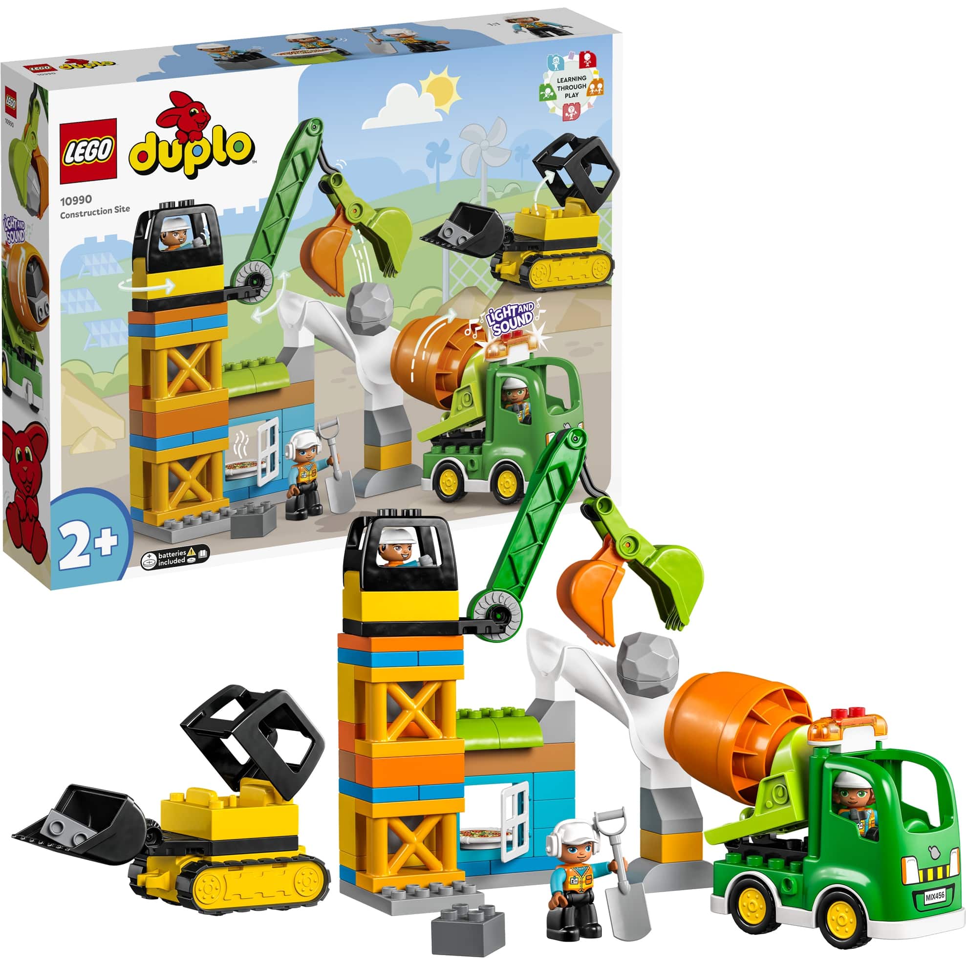 LEGO DUPLO Baustelle mit Baufahrzeugen                10990