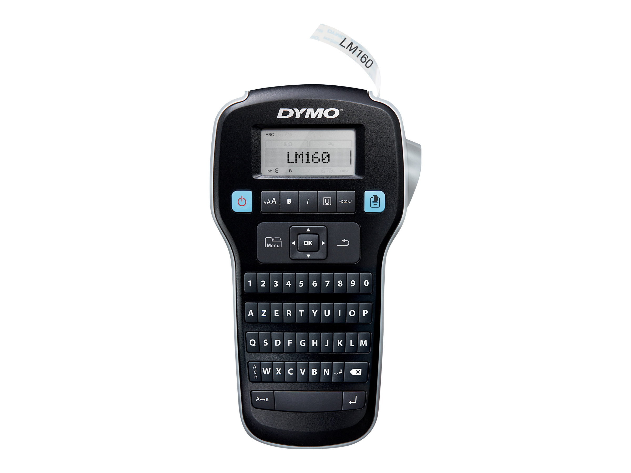 DYMO LabelManager 160  6/9/12      mm D1-Bänder Azerty