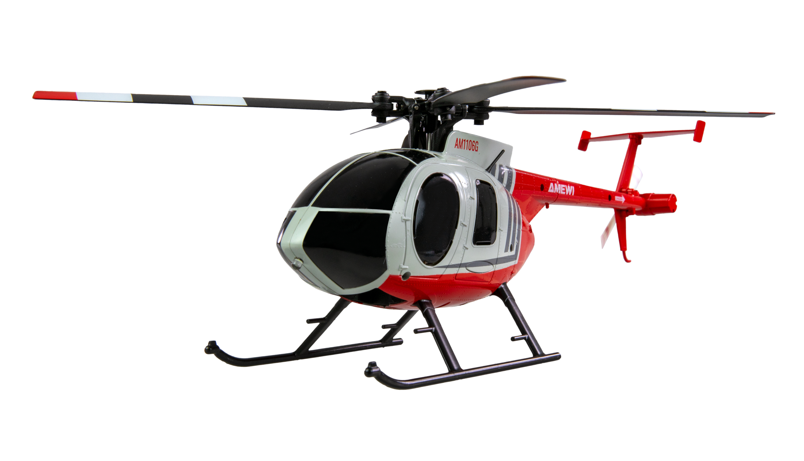 RC Helikopter MD500 Li-Po Akku 350mAh silber/rot