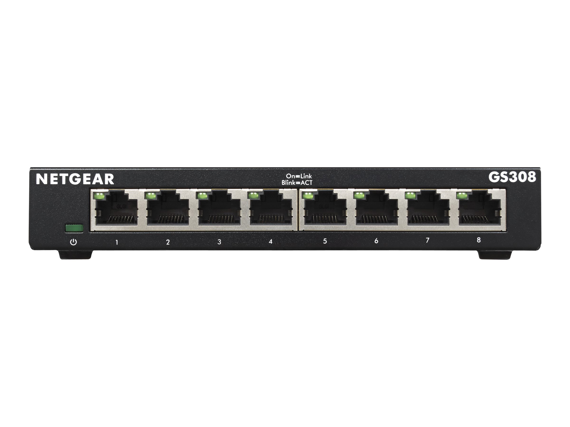 Netgear GS308 - Switch - unmanaged - 8 x 10/100/1000