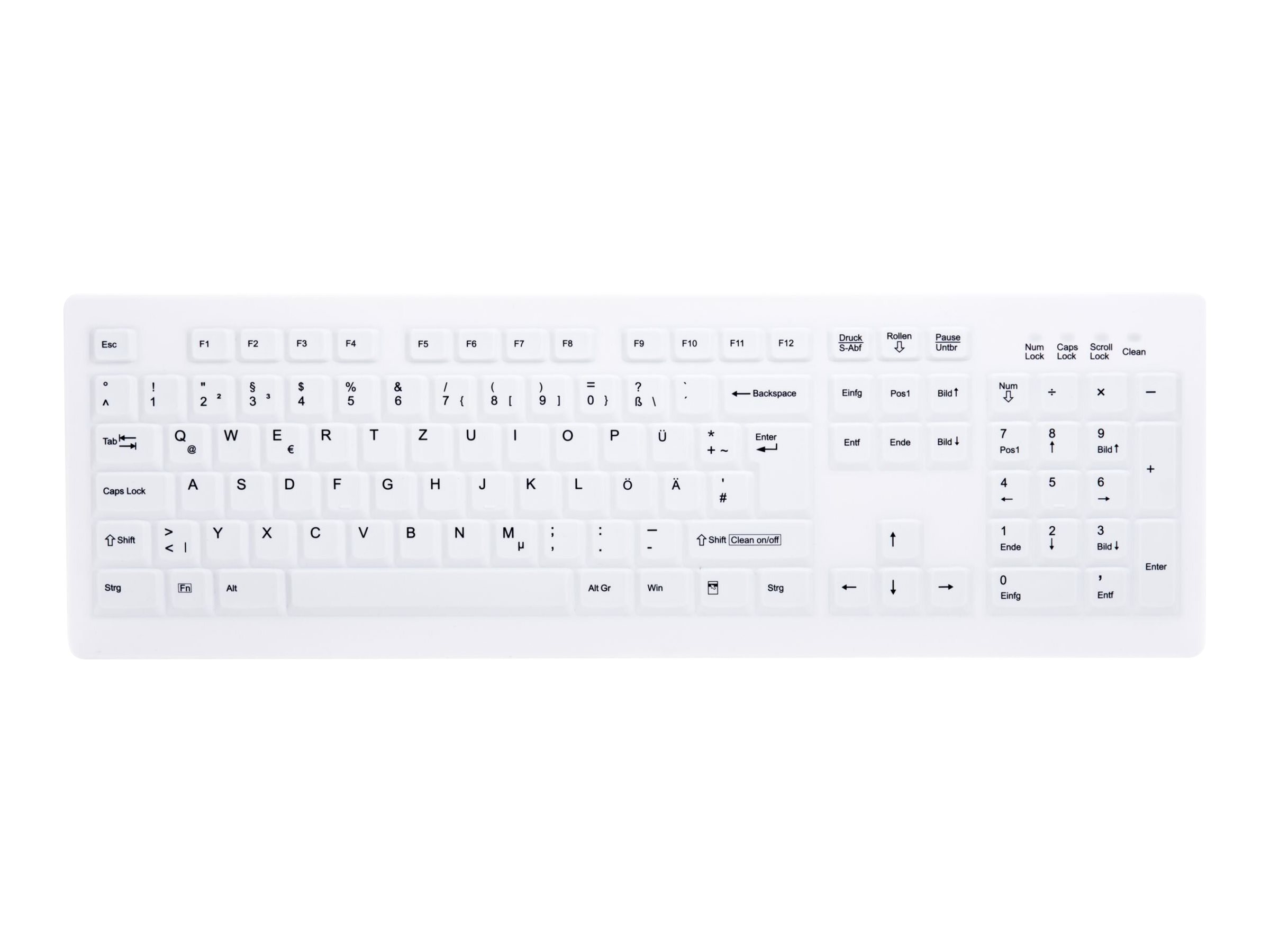 Active Key AK-C8100F - Tastatur - kabellos - 2.4 GHz