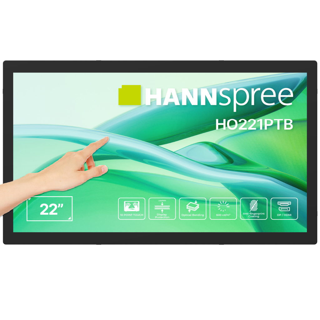 54.5cm (21,45") HO221PTB 16:9 M-TOUCH VGA+HDMI+USB