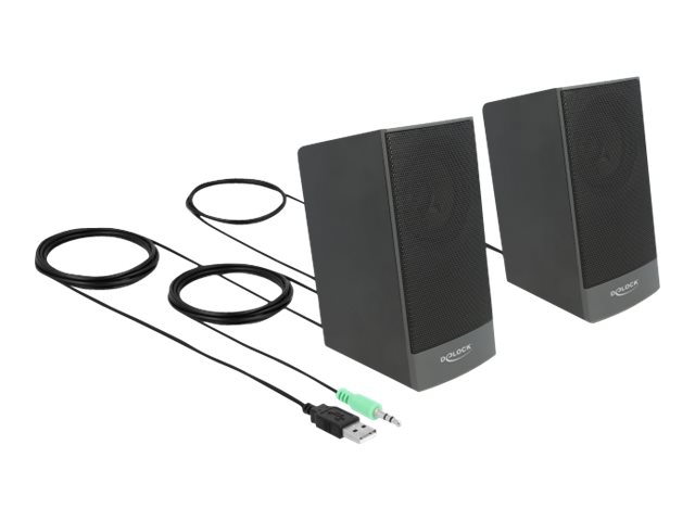 Delock Lautsprecher - für PC - 3 Watt (Gesamt)