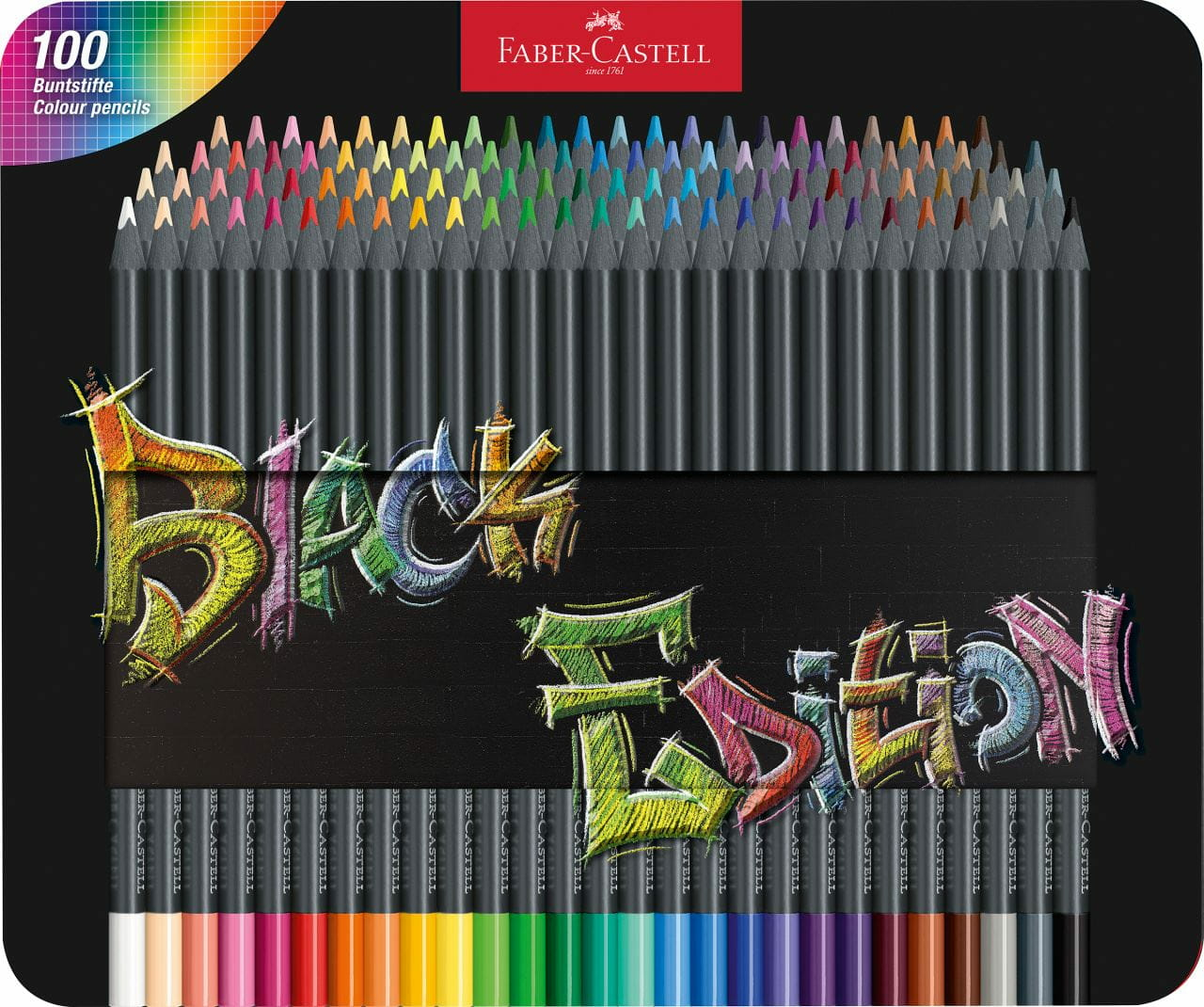 Buntstifte Black Edition 100Stk