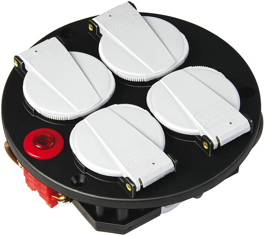 Steckdoseneinsatz | 4-x IP20 230V/16A DE