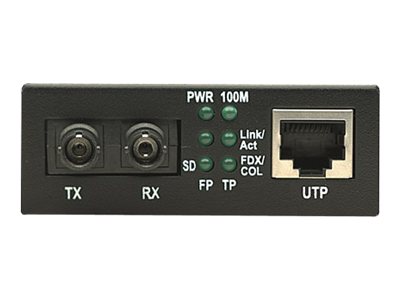 Intellinet Fast Ethernet Medienkonverter, 10/100Base-TX auf 100Base-FX (ST)