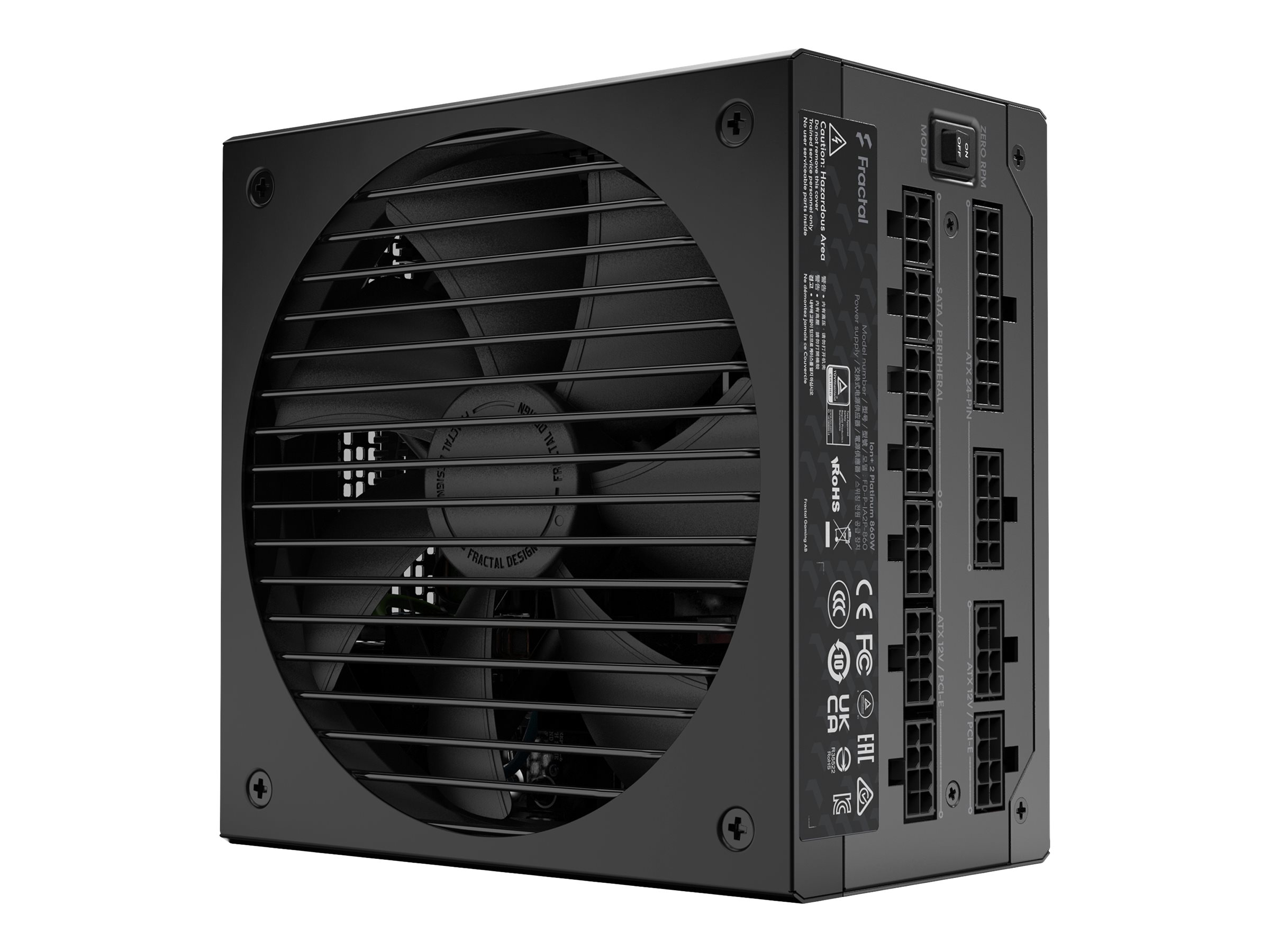 Fractal Design Ion+ 2 860W ATX 2.52 Netzteil Modular 80+ Platinum