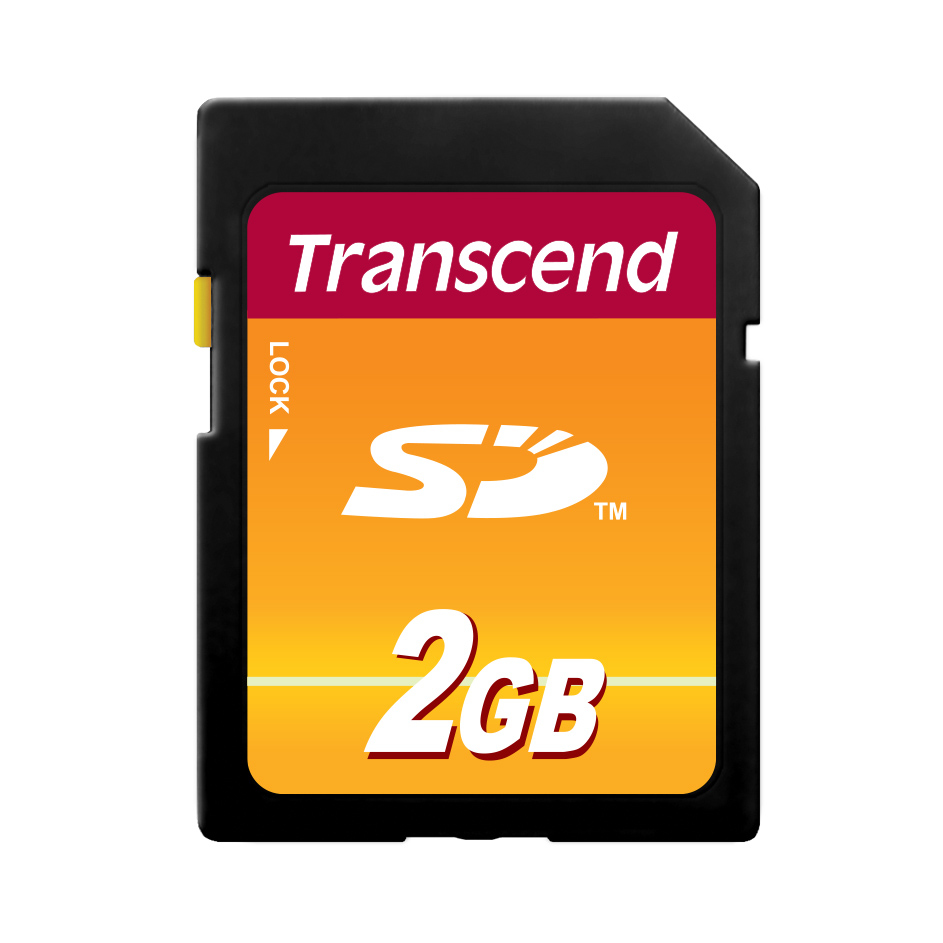 Transcend Flash-Speicherkarte - 2 GB - SD