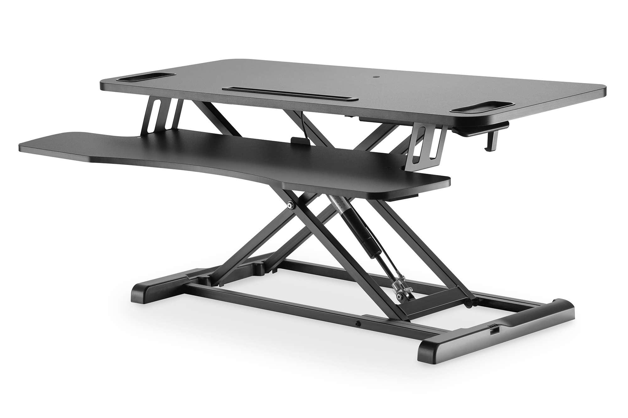 Schreibtischaufsatz verstellbar 95x61x11-46cm schw.