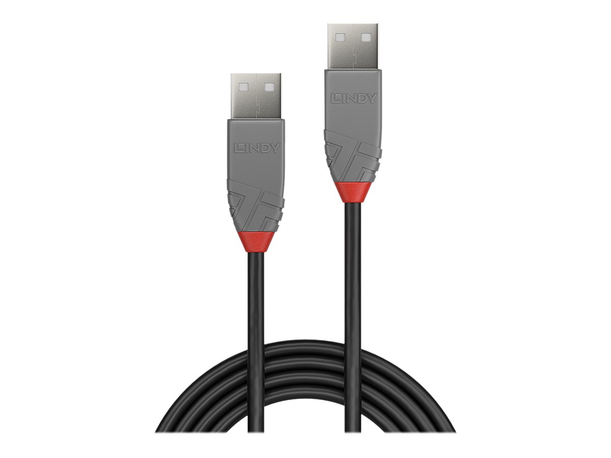 Lindy | 5m USB 2.0 Typ A Kabel, Anthra Line