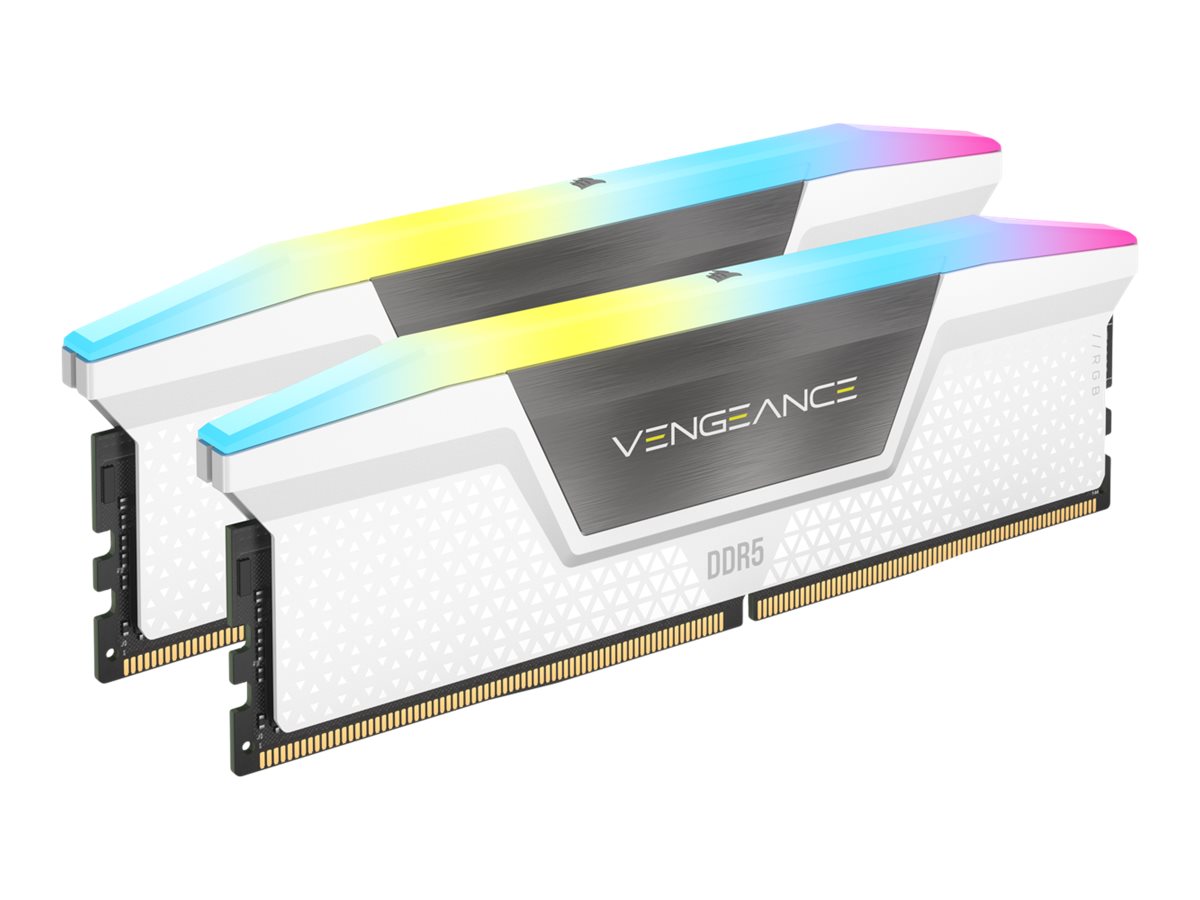 2x 16GB (32GB Kit) DDR5-5200 Corsair Vengeance RGB weiß CL40 (Intel XMP)
