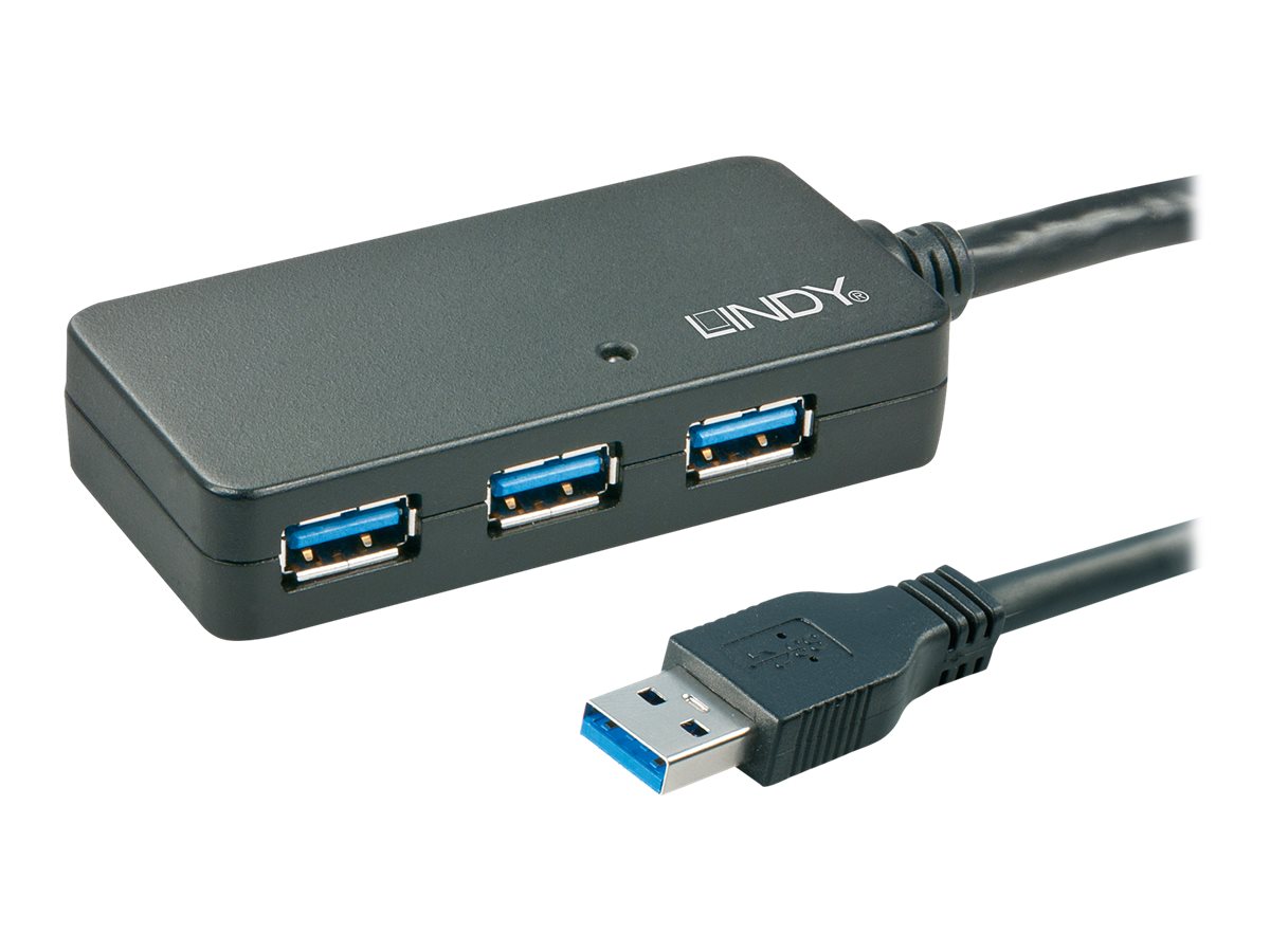 10m USB 3.0 Aktivverlängerungshub Pro