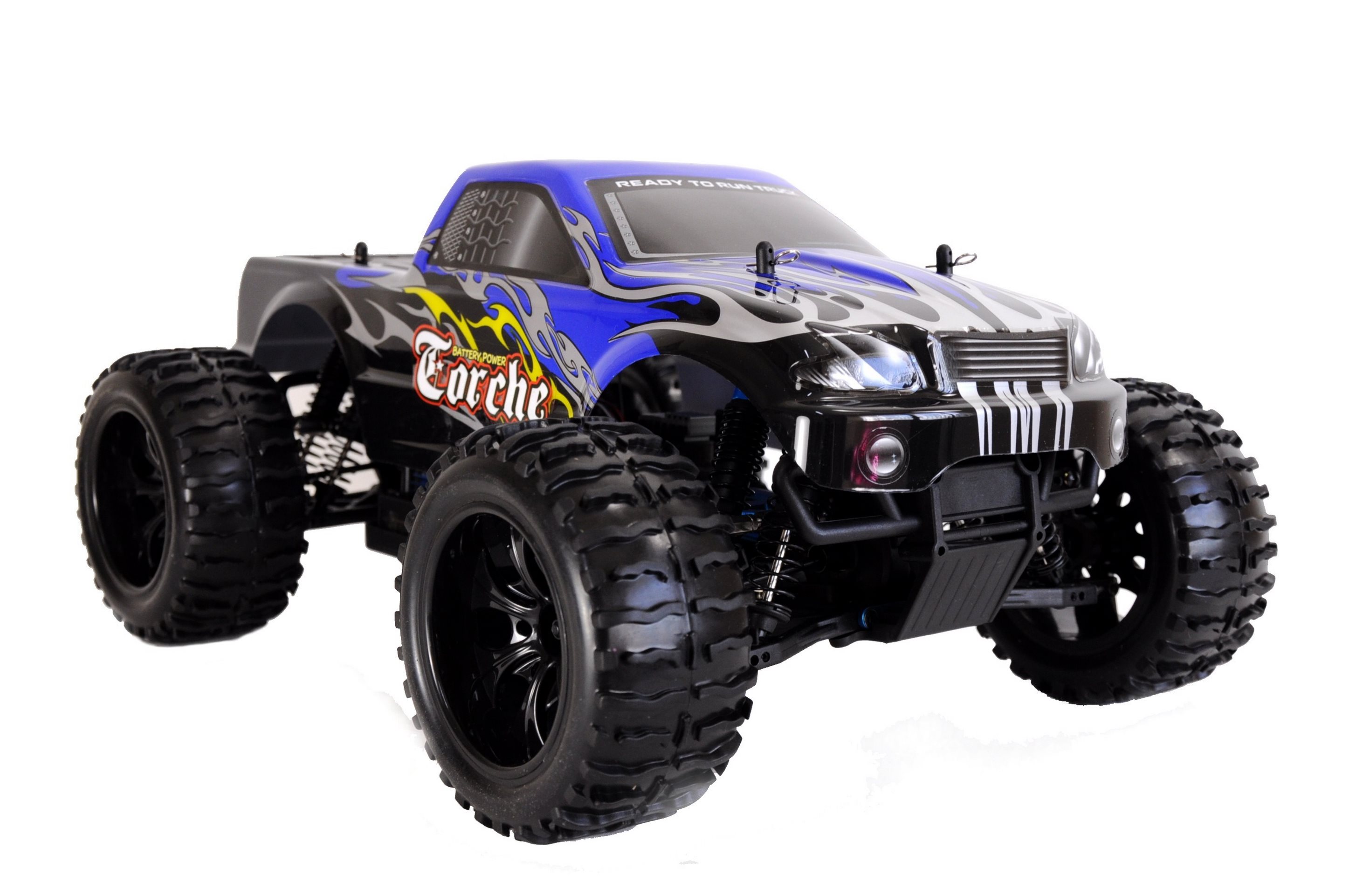RC Auto Torche Monstertruck Ni-Mh Akku 2000mAh/14+