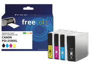 Freecolor Patrone Canon PGI-2500XL BK/C/M/Y remanufactured