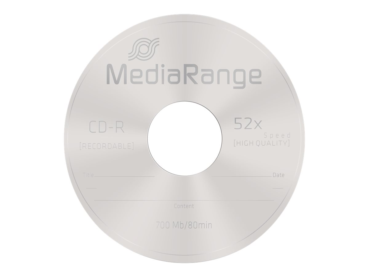 MEDIARANGE 25 x CD-R - 700 MB (80 Min) 52x