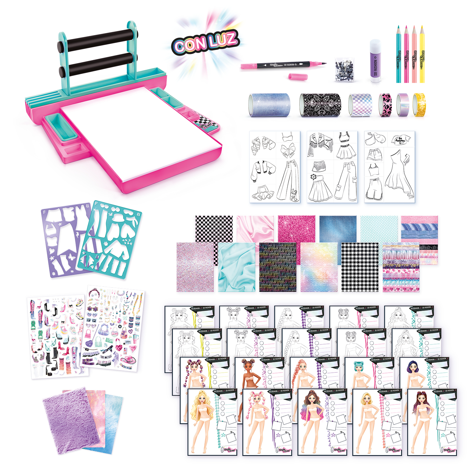 Canaltoys Fashion Designer Light-Up Studio