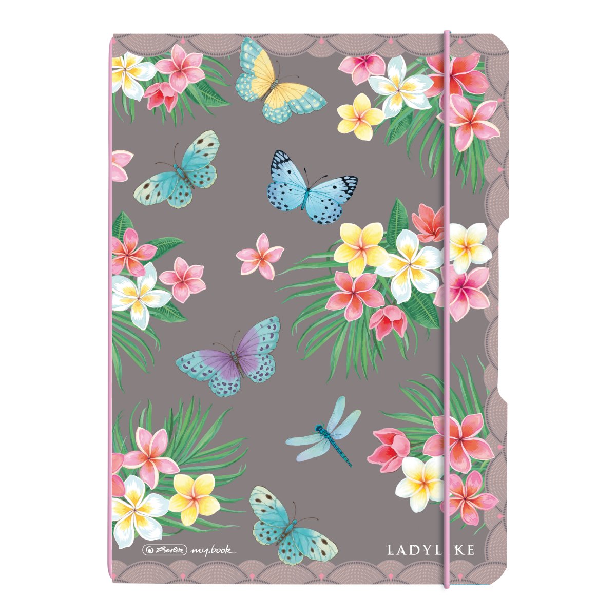 Notizheft my.book flex – A5 – punktiert – 40 Blatt – Ladylike Butterflies