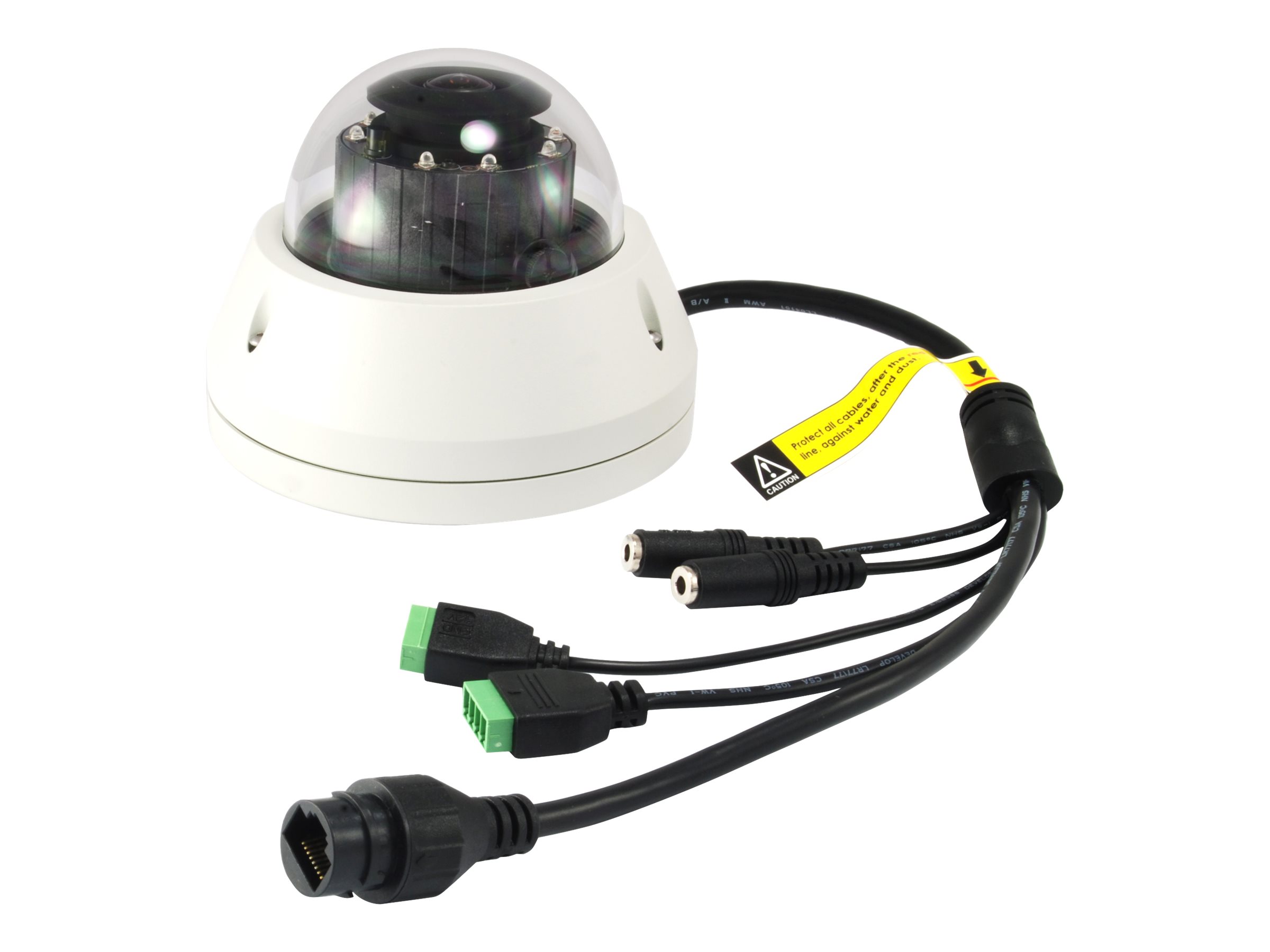 LevelOne FCS-3306 - Netzwerk-Überwachungskamera - Kuppel - Außenbereich - Vandalismussicher / Wetterbeständig - Farbe (Tag&Nacht)