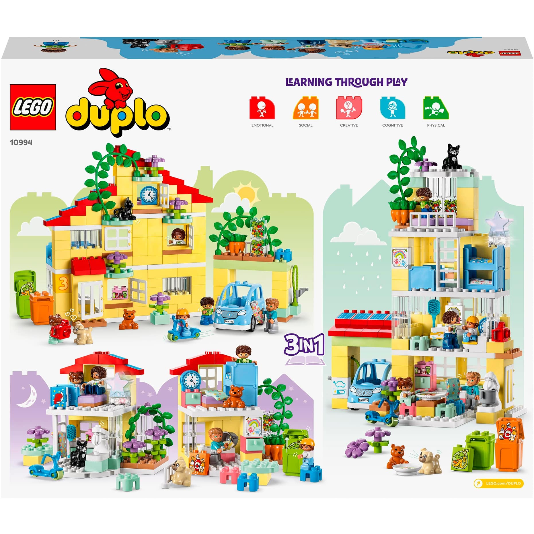 LEGO DUPLO 3-in-1-Familienhaus                        10994