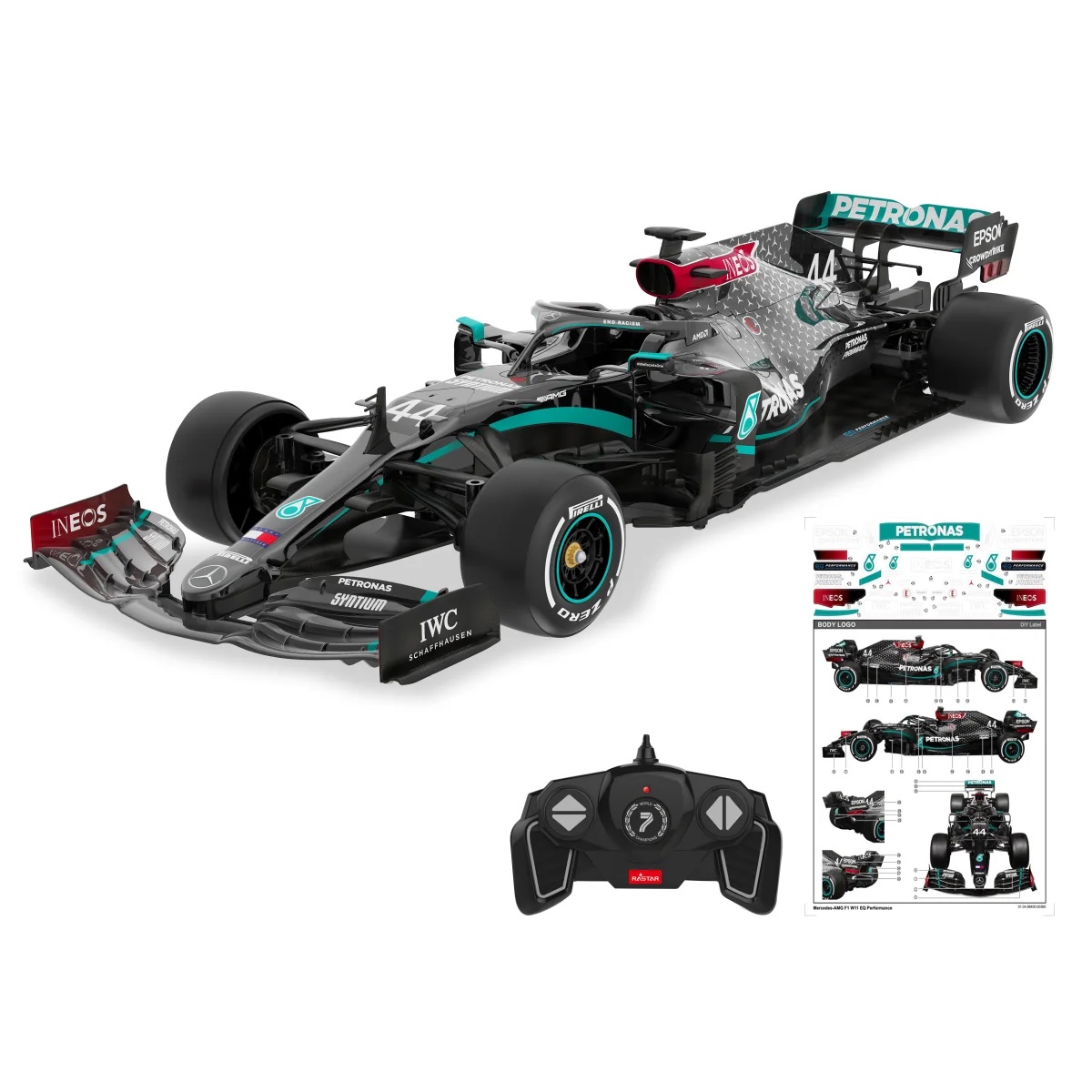 Jamara | Mercedes AMG F1 | 1:18 | Performance schwarz | 2,4GHz | 6+