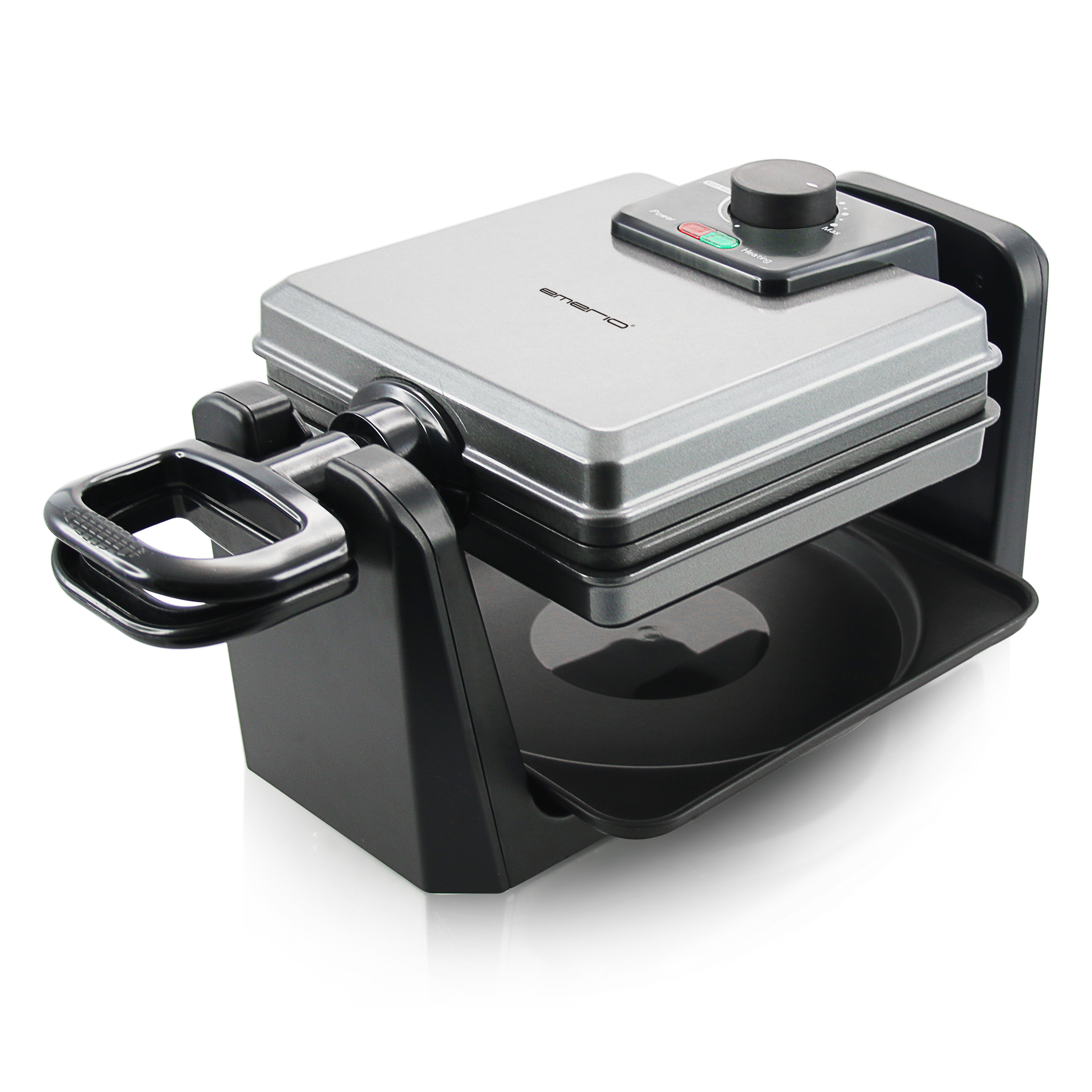 Waffeleisen, für 4 belgische Waffeln, antihaftbesch.