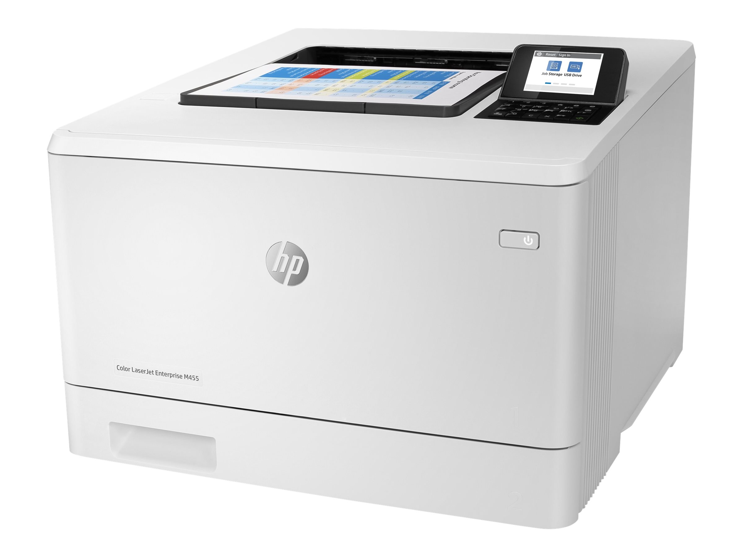 HP Color LaserJet Enterprise M455dn - Drucker - Farbe - Duplex - Laser - A4/Legal - 600 x 600 dpi - bis zu 27 Seiten/Min. (einfarbig)/