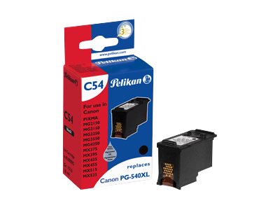 Pelikan | Tintenpatrone C54 für Canon Drucker | PG-540XL | Schwarz - bk