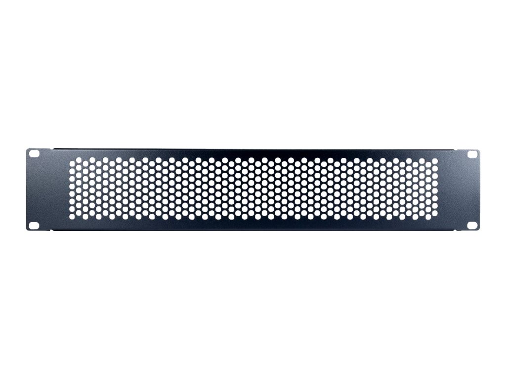 Inter-Tech PINHOLE APERTURE - Blindplatte - RAL 9005 - 2U - 48.3 cm (19")
